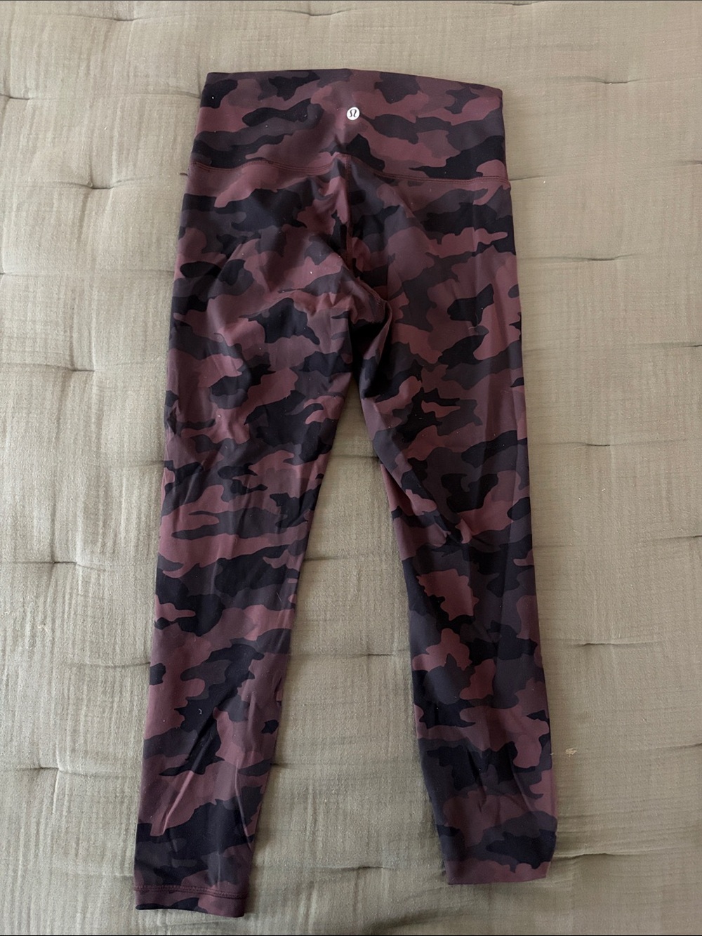 lululemon athletica Wunder Under Brown & Black Camo Leggings 25”